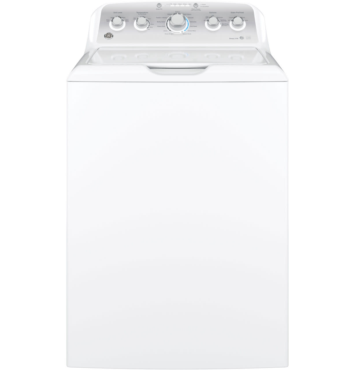 GE *GTW490ACJWS  STAR® 4.4 cu. ft.  stainless steel capacity top load washer