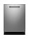 GE *PDP715SYVFS  GE Profile - 24" Top Control Dishwasher with Microban Antimicrobial Protection and Sanitize Cycle - Stainless Steel