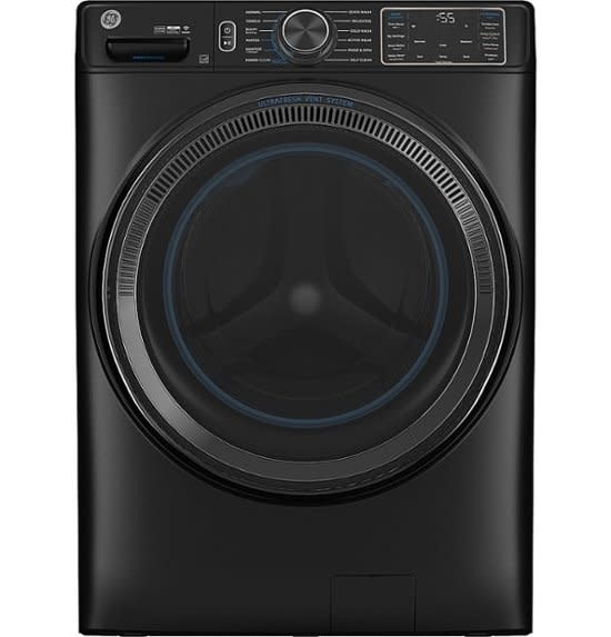 GE *GFW655SPVDS 5.0 Cu. Ft. Stackable Smart Front Load Washer with Steam and SmartDispense - Carbon Graphite