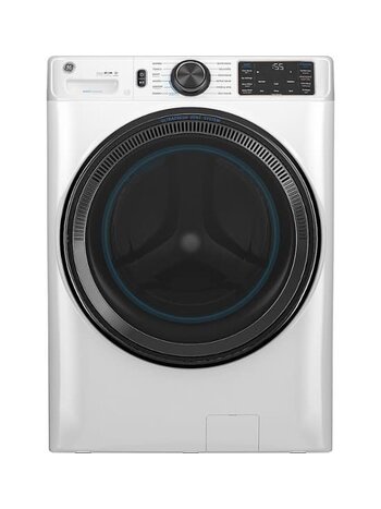 GE *GFW655SSVWW  5.0 Cu. Ft. Stackable Smart Front Load Washer with Steam and SmartDispense - White