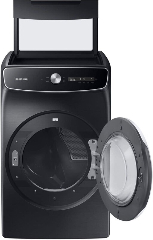 Samsung *Samsung DVE60A9900V   7.5 cu. ft. Smart High-Efficiency Vented Electric Dryer with FlexDry and Super Speed Dry in Brushed Black