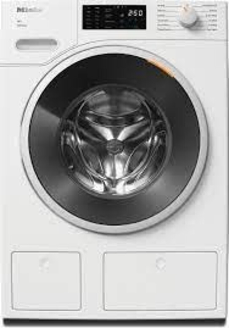 Miele *WWD660  W1 Series TwinDos 2.26-cu ft High Efficiency Stackable Steam Cycle Smart Front-Load Washer (Lotus White) ENERGY STAR