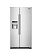 Maytag MSS25C4MGZ Maytag 24.5-cu ft Standard-Depth 36-in Wide Side-by-Side Refrigerator with Ice Maker ,Water and Ice Dispenser ( Fingerprint Resistant Stainless Finish )