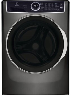 Electrolux *ELFW7637AT 4.5 cu. ft. Stackable Front Load Washer in Titanium with SmartBoost, Optic Whites, and Pure Rinse