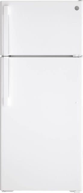 GE *GIE18DTNRWW  17.5 Cu. Ft. Top-Freezer Refrigerator - White