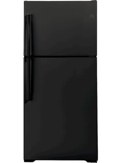 GE *GTS22KGNRBB 21.9 Cu. Ft. Garage-Ready Top-Freezer Refrigerator - Black
