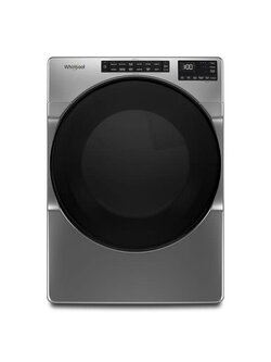 Whirlpool *WED5605MC  7.4 Cu. Ft. Stackable Electric Dryer with Wrinkle Shield - Chrome Shadow