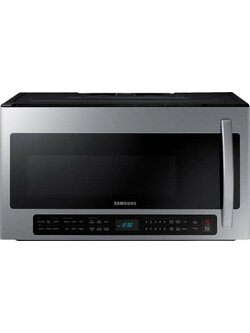 Samsung *ME21R7051SS - 2.1 Cu. Ft. Over-the-Range Microwave with Sensor Cook - Stainless steel