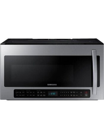 Samsung *ME21R7051SS - 2.1 Cu. Ft. Over-the-Range Microwave with Sensor Cook - Stainless steel