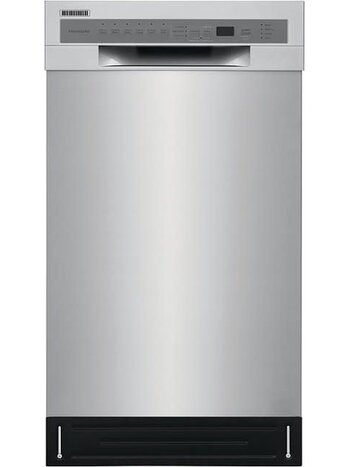 Frigidaire *FFBD1831US 18" Compact Front Control Built-In Dishwasher with Stainless Steel Tub, 52 dba - Stainless Steel