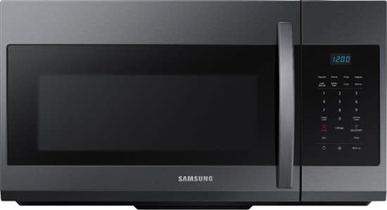 Samsung *ME17R7021EG 1.7-cu ft 1000-Watt Over-the-Range Microwave (Black Stainless Steel)
