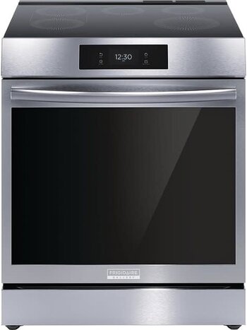 Frigidaire *GCFI3060BF 30 in. 6.2 cu. ft. 5 Element Slide-In Induction Range in Smudge-Proof Stainless Steel with Total Convection and Air Fry