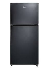 Midea *Midea MRT18D3BBB 18.1-cu ft Garage Ready Top-Freezer Refrigerator (Black) ENERGY STAR