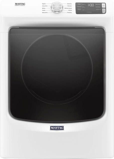 Maytag *MGD5630HW  7.3-cu ft Reversible Side Swing Door Stackable Gas Dryer (White) ENERGY STAR