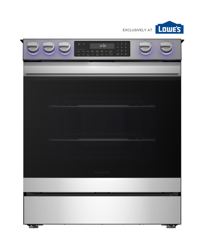 Sharp *SSR3061JS 30 in. Electric Convection Slide-In Range with Air Fry