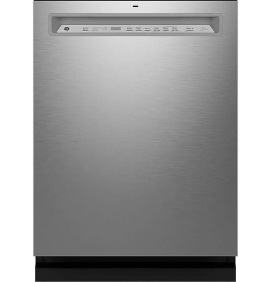 GE *GDF650SYVFS  24 in. Fingerprint Resistant Stainless Front Control Built-In Tall Tub Dishwasher with Dry Boost, 3rd Rack, and 47dBA