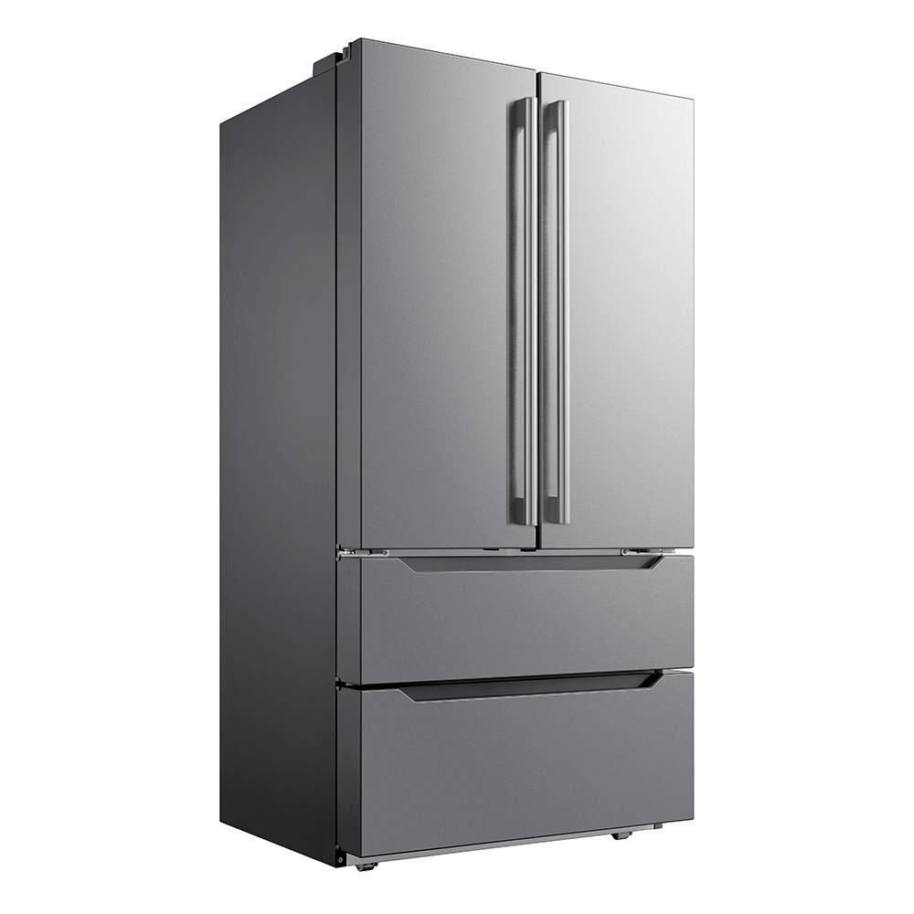 Midea *MRQ23B4AST -22.5 cu. ft. Counter-Depth 4-Door French Door Refrigerator