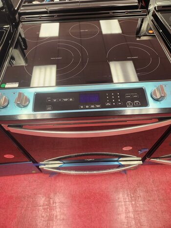 Whirlpool **WEE745H0LZ Clearance 6.4 Cu. Ft. Slide-In Range - Fingerprint Resistant Stainless Steel