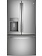 GE *PYE22KYNFS  Profile - 22.1 Cu. Ft. French Door Counter-Depth Refrigerator with Hands-Free AutoFill - Stainless Steel