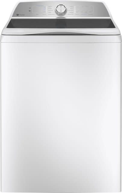 GE *PTW605BSRWS Profile 4.9-cu ft High Efficiency Agitator Smart Top-Load Washer (White) ENERGY STAR