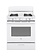 GE *JGBS30DEKWW  4.8 Cu. Ft. Freestanding Gas Range - White