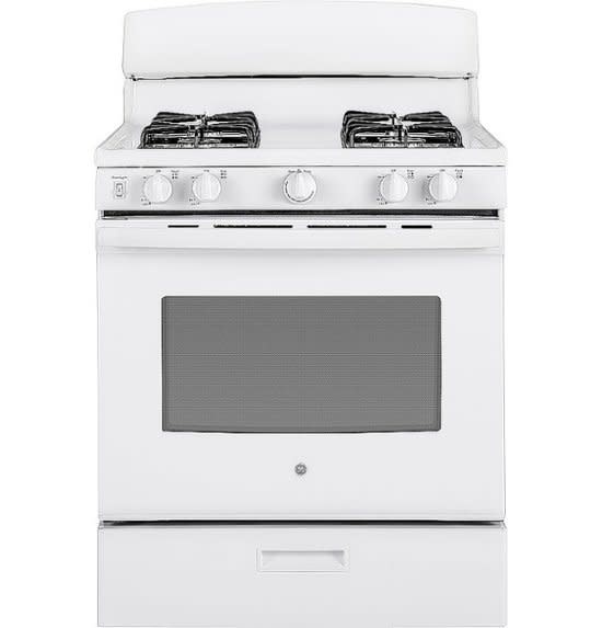 GE *JGBS30DEKWW  4.8 Cu. Ft. Freestanding Gas Range - White