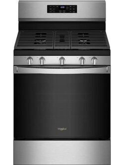 Whirlpool *WFG550S0LZ 5.0 cu.ft. Freestanding Gas Range with Air Fry in Fingerprint Resistant Stainless Steel