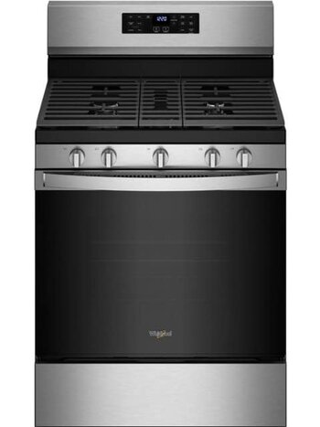 Whirlpool *WFG550S0LZ 5.0 cu.ft. Freestanding Gas Range with Air Fry in Fingerprint Resistant Stainless Steel