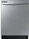 Samsung *DW80CG4021SR - 24 in. Built-In Tall Tub Dishwasher in Fingerprint Resistant Stainless Steel with Adjustable Rack, 53 dBA