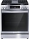 Frigidaire *GCFG3060BF   Frigidaire Gallery 30-in 5 burners 6-cu ft Air Fry Convection Oven Slide-In Natural Gas Range ( Fingerprint Resistant Stainless Steel )