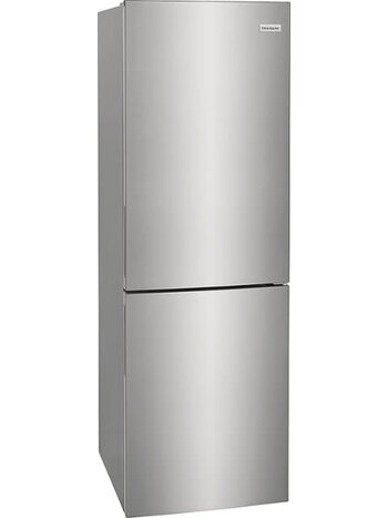 Frigidaire *FRBG1224AV 11.5 cu. ft. Bottom Freezer Refrigerator in Brushed Steel