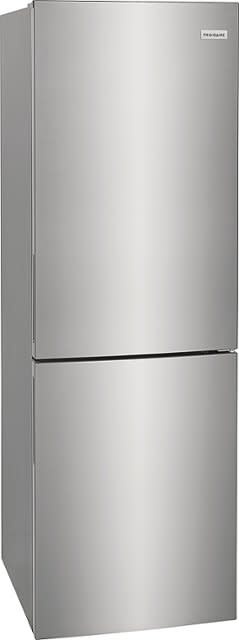 Frigidaire *FRBG1224AV 11.5 cu. ft. Bottom Freezer Refrigerator in Brushed Steel