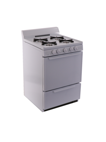 Premier *SCK100OP 24-in 4 Burners 2.9-cu ft Freestanding Natural Gas Range (White)