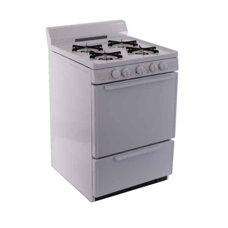 Premier *SCK100OP 24-in 4 Burners 2.9-cu ft Freestanding Natural Gas Range (White)