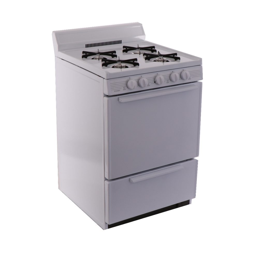Premier *SCK100OP 24-in 4 Burners 2.9-cu ft Freestanding Natural Gas Range (White)