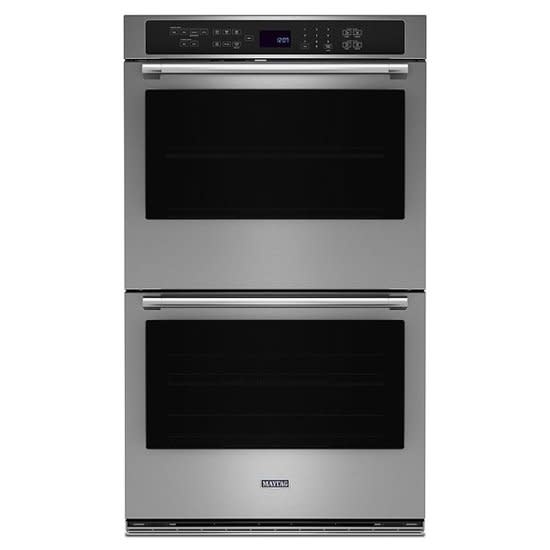 Maytag *MOED6030LZ 30" Built-In Electric Convection Double Wall Oven with Air Fry - Stainless Steel