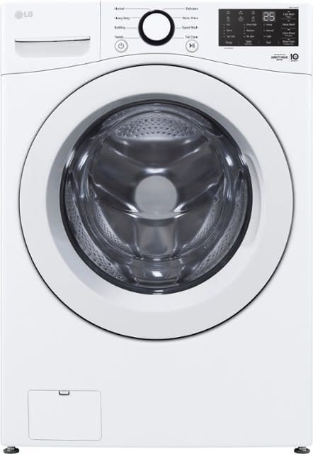 LG *WM3470CW 5.0 Cu. Ft. High-Efficiency Front Load Washer with 6Motion Technology - White