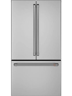 CAFE *Cafe CWE23SP2MS1 23.1 Cu. Ft. French Door Counter-Depth Refrigerator, Customizable - Stainless Steel