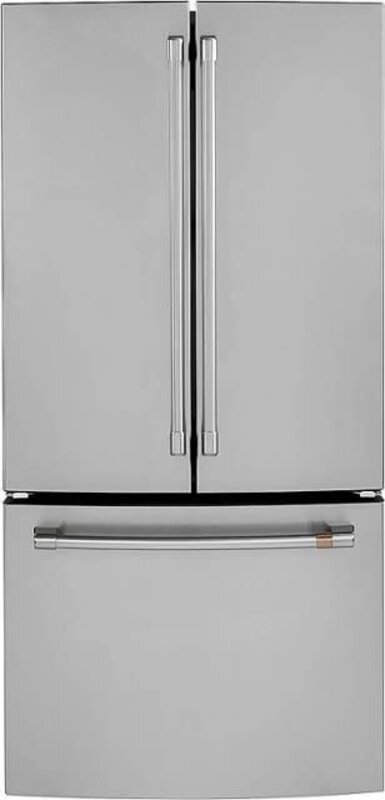 CAFE *Cafe CWE19SP2NS1 18.6 cu. ft. French Door Refrigerator in Stainless Steel, Counter Depth and ENERGY STAR