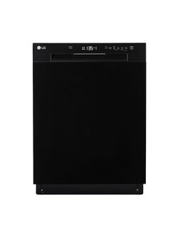 LG *LDFC2423B   LG 24-in Front Control Built-in Dishwasher ( Black ) , NeveRust Stainless Steel Tub and AutoLeak Detection , 52-Decibel