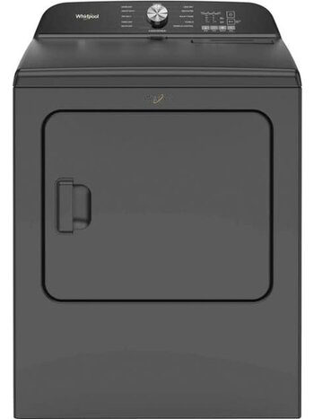 Whirlpool *WED6150PB  7.0 cu.ft. vented Front Load Electric Dryer in Volcano Black