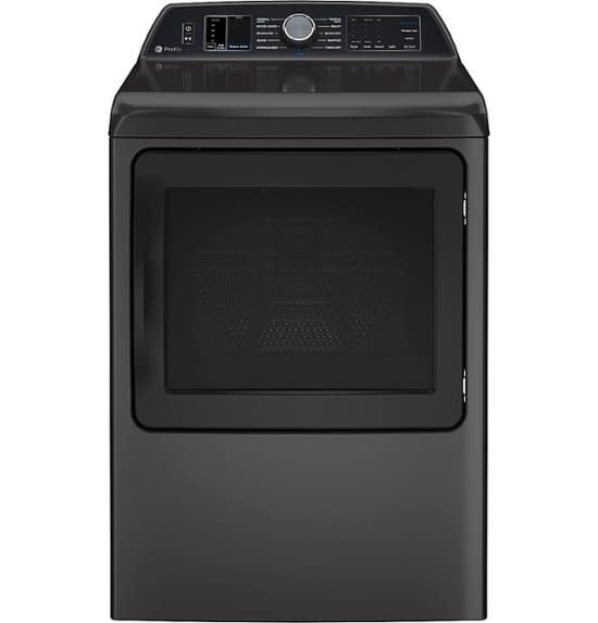 GE *PTD70GBPTDG  Profile 7.4 cu. ft. Smart Gas Dryer in Diamond Gray with Steam, Sanitize Cycle and Sensor Dry, ENERGY STAR