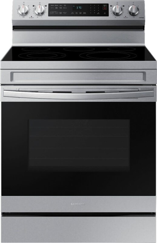 Samsung *Samsung  NE63A6511SS   6.3 cu. ft. Smart Wi-Fi Enabled Convection Electric Range with No Preheat AirFry in Stainless Steel