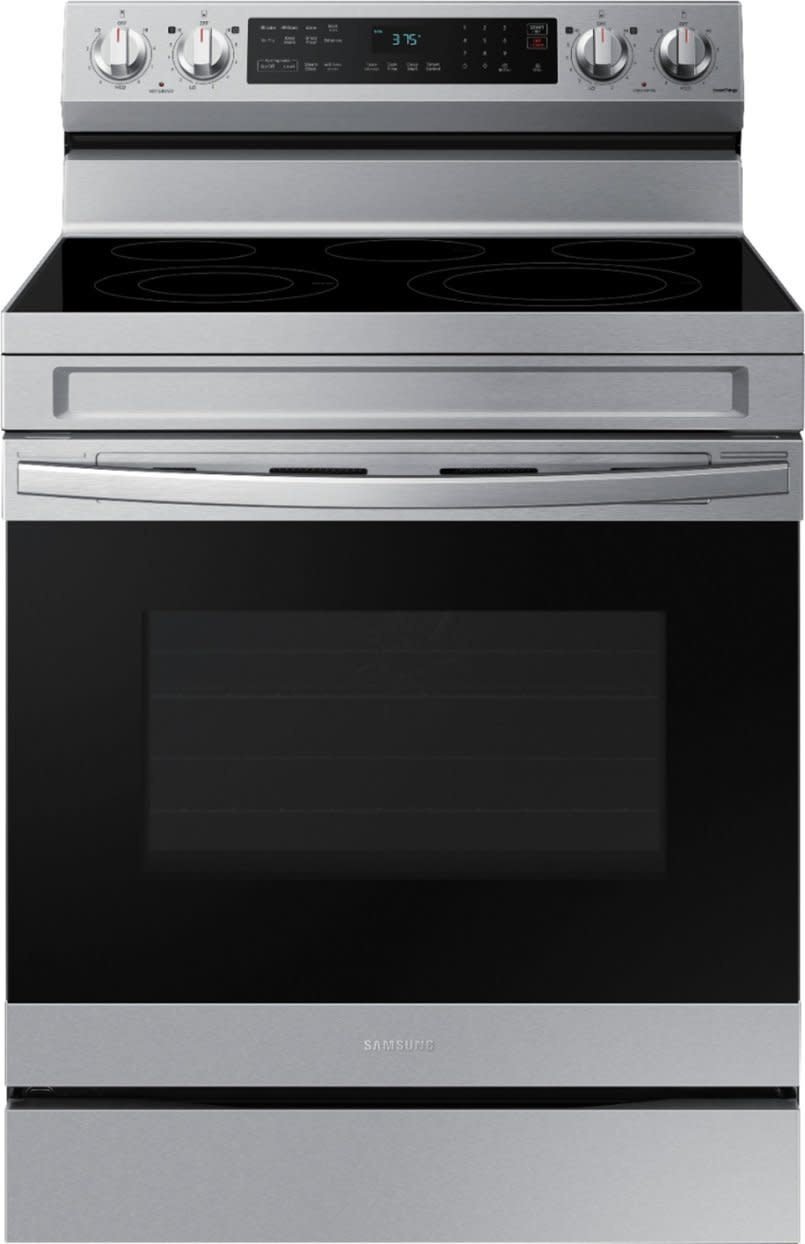 Samsung *NE63A6511SS   6.3 cu. ft. Smart Wi-Fi Enabled Convection Electric Freestanding Range with No Preheat AirFry in Stainless Steel