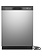 GE *GDF511PSRSS 24 in. Built-In Tall Tub Front Control Stainless Steel Dishwasher with Power Cord, Dry Boost, 59 dBA