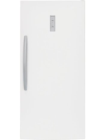 Frigidaire *FRAE2024AW 33 in. 20 cu. ft. Freezerless Refrigerator in White with Temperature Alarm and Auto-Close Door