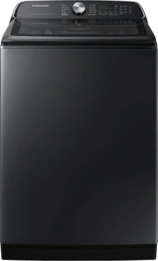 Samsung *WA55CG7100AV  5.5 cu.ft. Extra-LarCapacity Smart Top Load Washer with Super Speed in Brushed Black