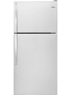 Whirlpool *WRT148FZDM 18.2-cu ft Top-Freezer Refrigerator (Stainless Steel) ENERGY STAR