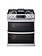 LG *LTGL6937F  6.9 cu. ft. Smart Slide-In Double Oven Gas Range with ProBake and InstaView in PrintProof Stainless Steel