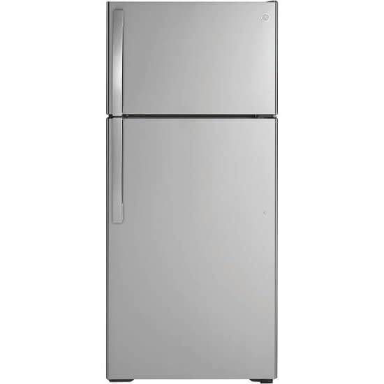 GE *GE GTS17GSNRSS 16.6 Cu. Ft. Top-Freezer Refrigerator - Stainless Steel